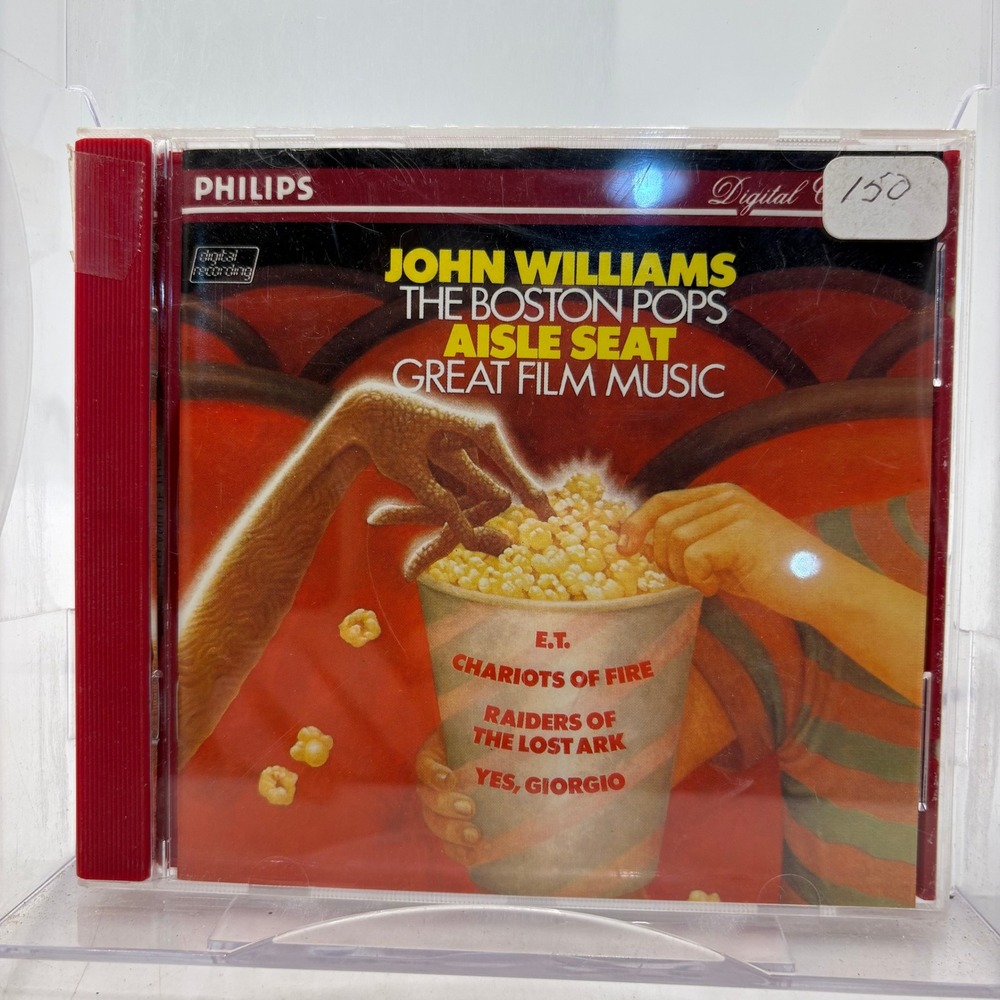John Williams Boston Pops Aisle Seat Great Film Music CD Philips 411 037-2 ET